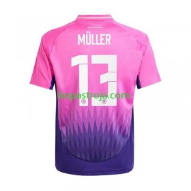 Billiga Fotbollströjor Tyskland Thomas Muller 13 Borta tröja EM 2024 Kortärmad